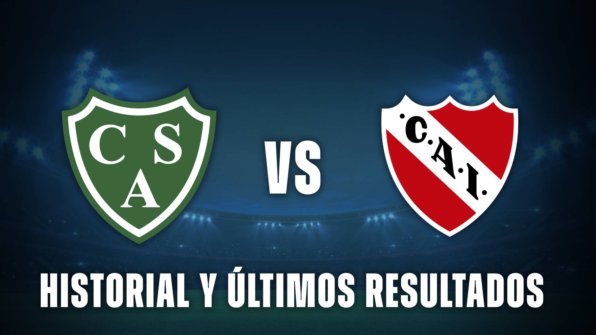 Sarmiento vs Independiente historial