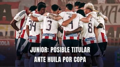 Junior vs Huila Copa BetPlay 2025 nómina