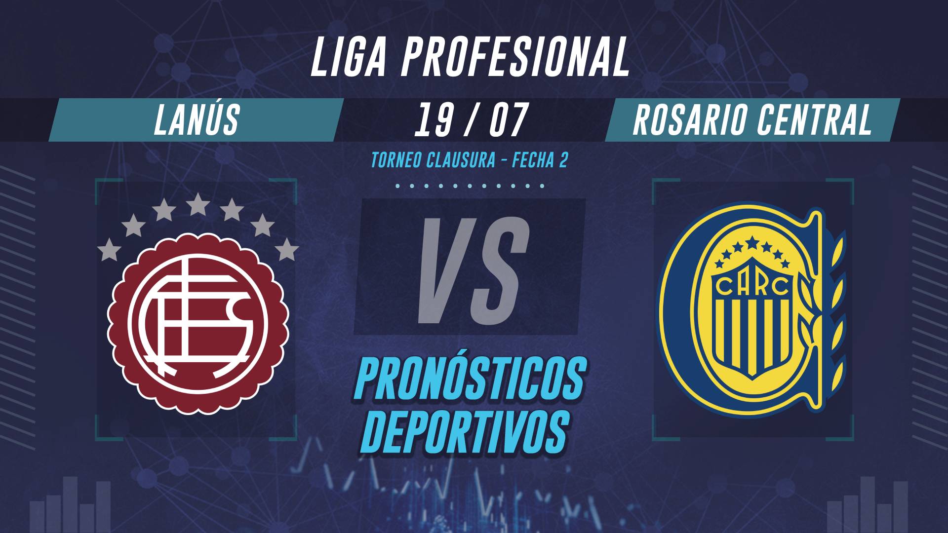 Lanús vs Rosario Central pronóstico