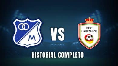 Millonarios vs Real Cartagena Copa BetPlay 2025 historial