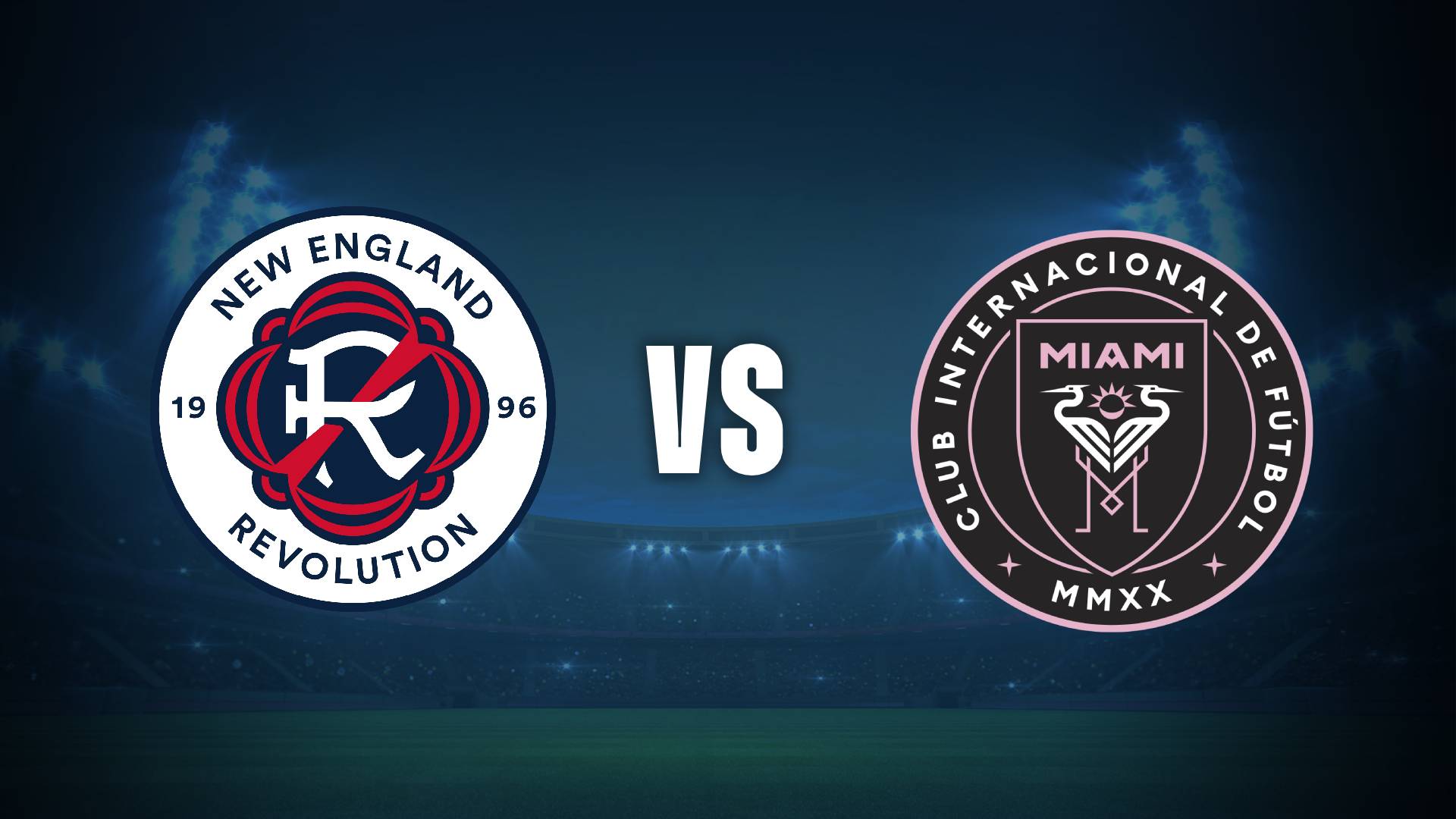New England Revolution vs Inter Miami dónde ver