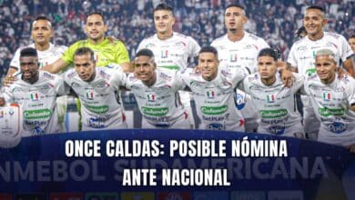 Once Caldas posible nómina fecha 1 Liga BetPlay 2025