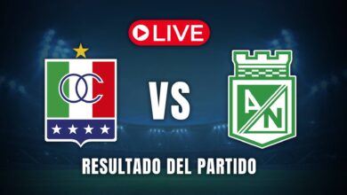 Once Caldas vs Nacional Liga BetPlay 2025 resultado