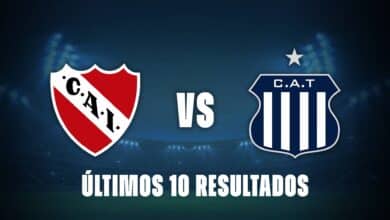 Independiente vs Talleres: últimos 10 resultados entre si