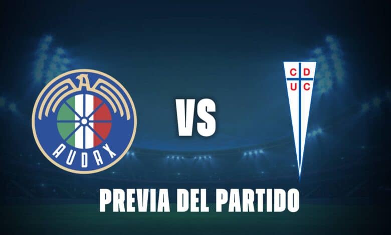Audax Italiano vs U Católica: donde ver, posibles formaciones y horarios