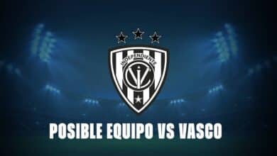 Independiente del Valle: formación probable vs Vasco da Gama