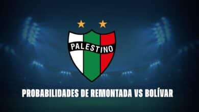 Palestino: probabilidades de conseguir la remontada vs Bolívar