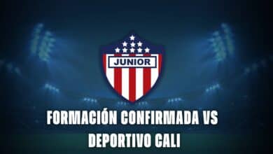 Junior hoy: formación confirmada vs Deportivo Cali
