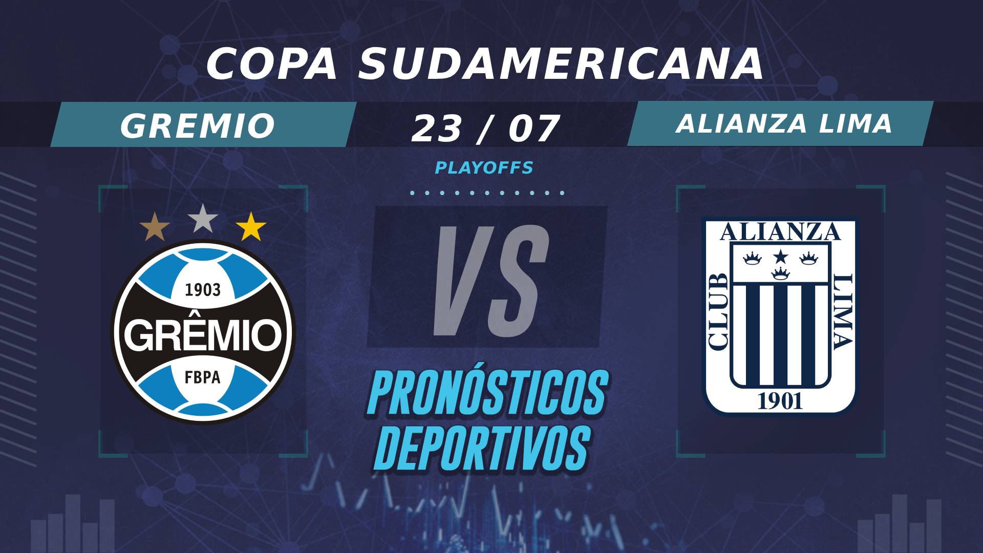 Pronósticos de Gremio vs Alianza Lima: ¿Quién es favorito para pasar en la Copa Sudamericana?