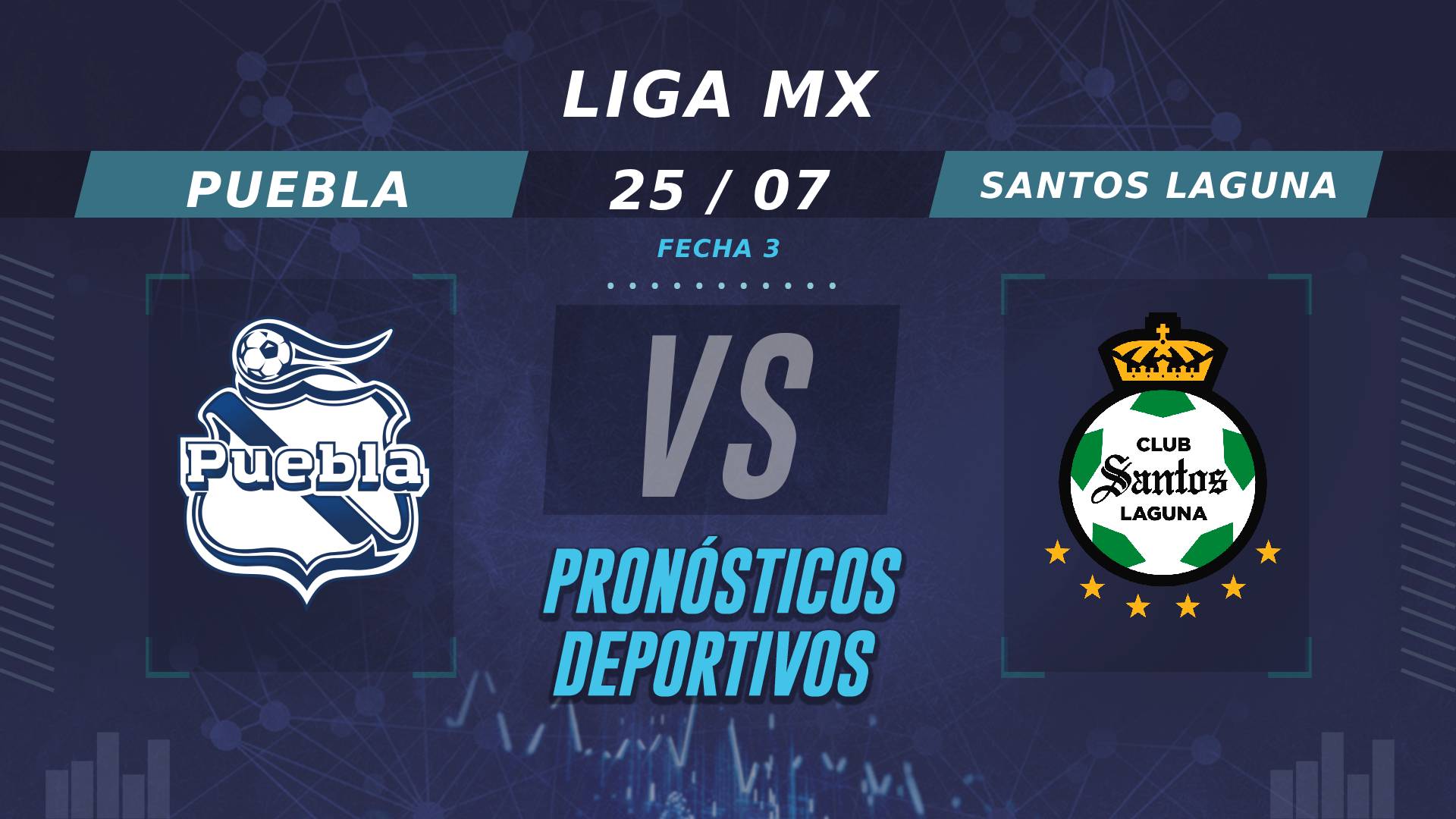 Pronósticos de Puebla vs Santos Laguna: ¿Quién es favorito en esta Fecha 3?