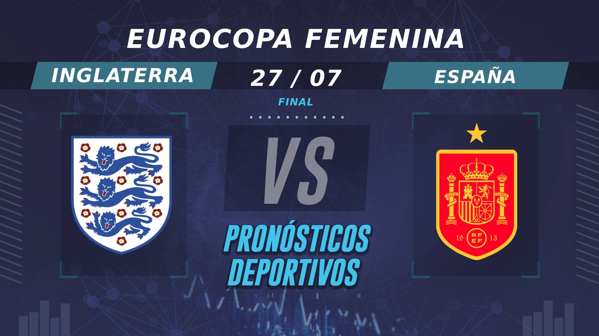 Pronósticos de Inglaterra vs España: ¿Quién es el favorito en esta Eurocopa Femenina?