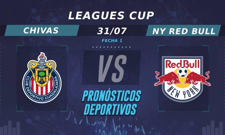 Pronósticos de Chivas vs New York Red Bull: ¿Quién es el favorito en la Fecha 1 de la Leagues Cup?