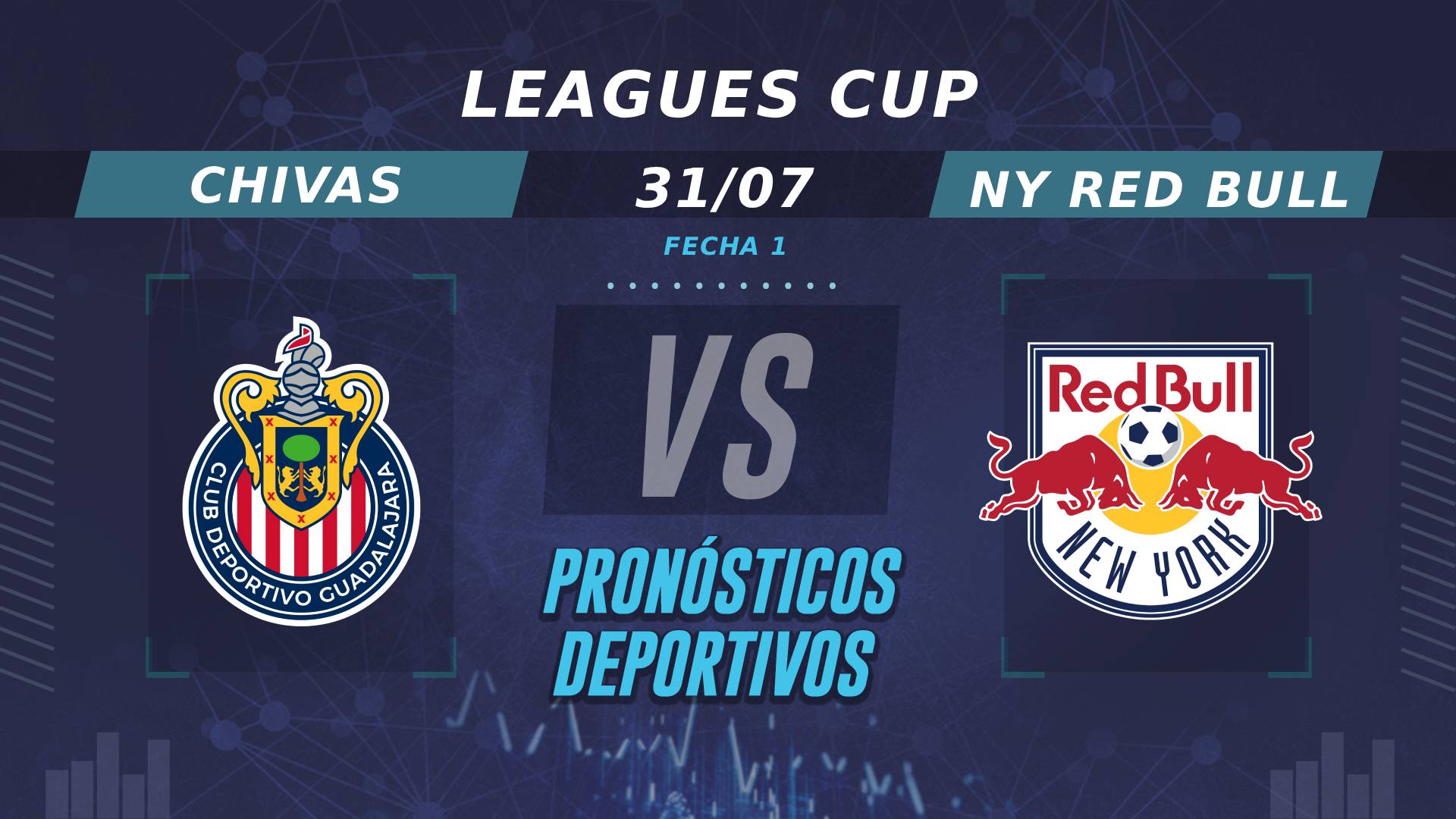 Pronósticos de Chivas vs New York Red Bull: ¿Quién es el favorito en la Fecha 1 de la Leagues Cup?