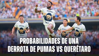 Probabilidades de derrota de Pumas vs Querétaro