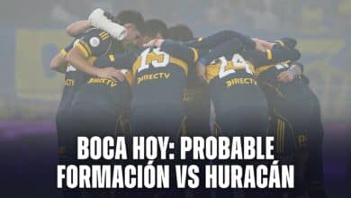 Boca hoy: probable formación vs Huracán