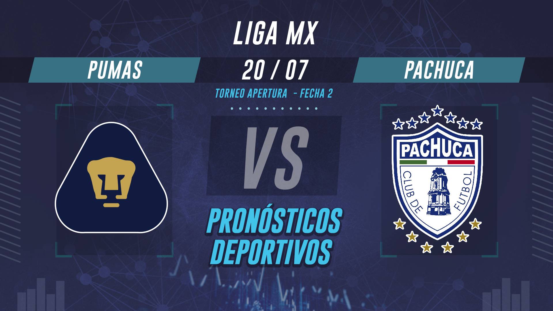Pumas vs Pachuca pronósticos