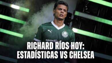Richard Ríos hoy: estadísticas vs Chelsea