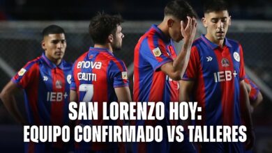 San Lorenzo hoy equipo confirmado