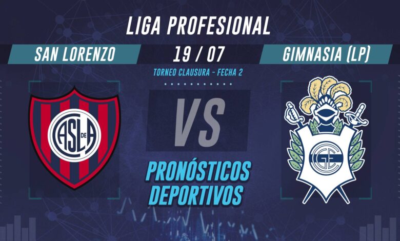 San Lorenzo vs Gimnasia pronóstico
