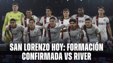 San Lorenzo hoy: formación vs River