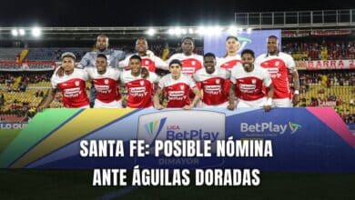 Santa Fe vs Águilas Liga BetPlay 2025 nómina