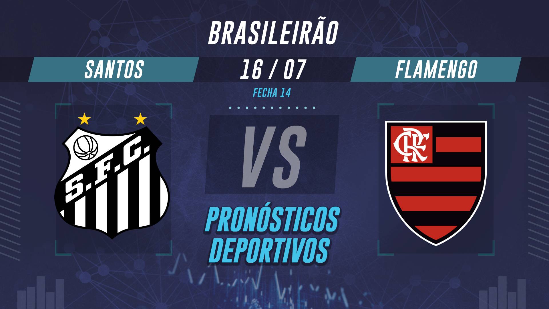 Santos vs Flamengo pronósticos deportivos
