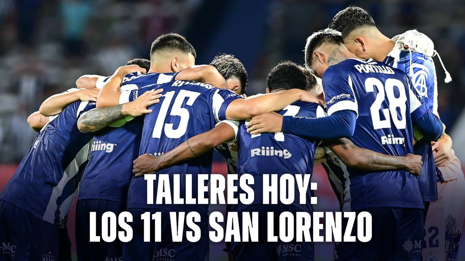 Talleres hoy equipo confirmado