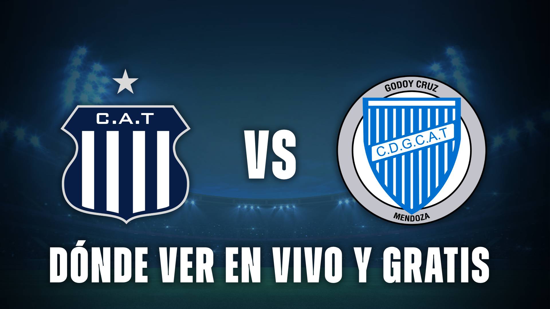 Talleres vs Godoy Cruz dónde ver en vivo