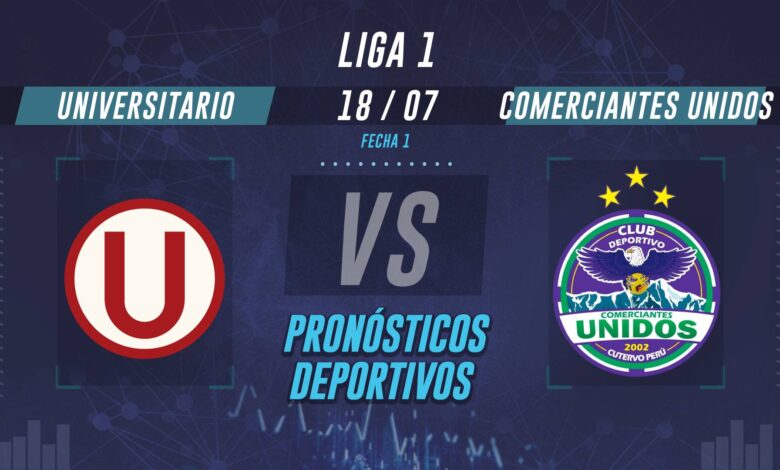 Universitario vs Comerciantes Unidos pronósticos