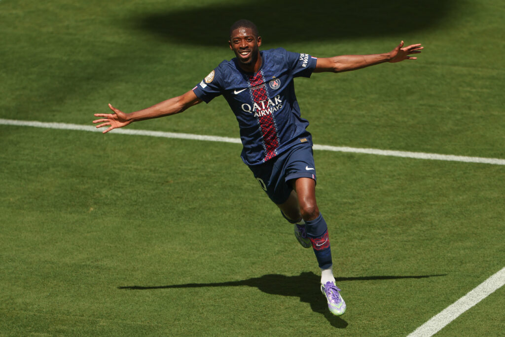 Ousmane Dembélé será baja en el equipo de Kylian Mbappé. (Photo by Emilee Chinn - FIFA/FIFA via Getty Images)