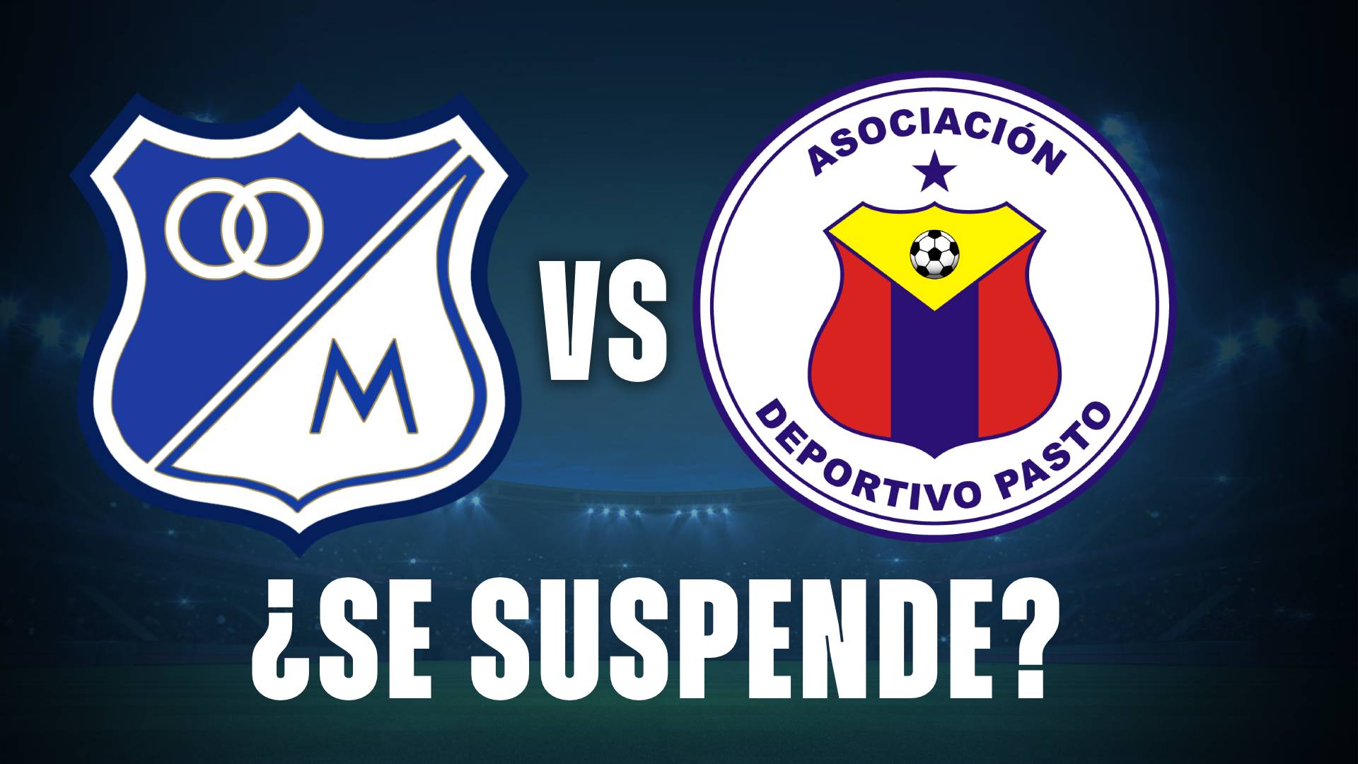 millonarios hoy vs pasto