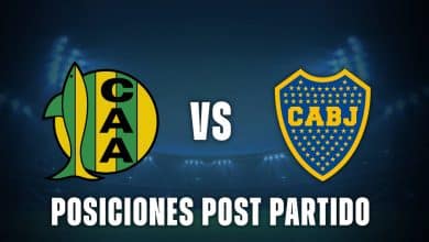 Aldosivi vs Boca posiciones post partido