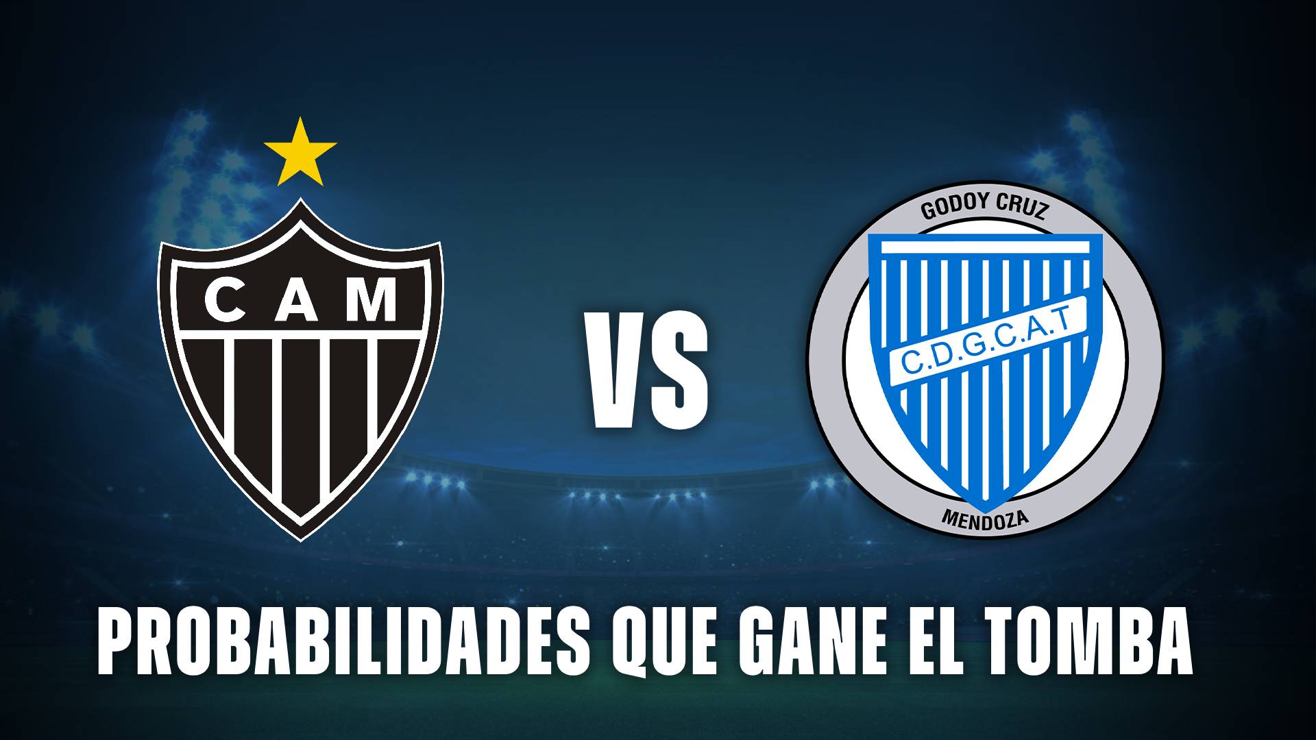 Atlético Mineiro vs Godoy Cruz probabilidades