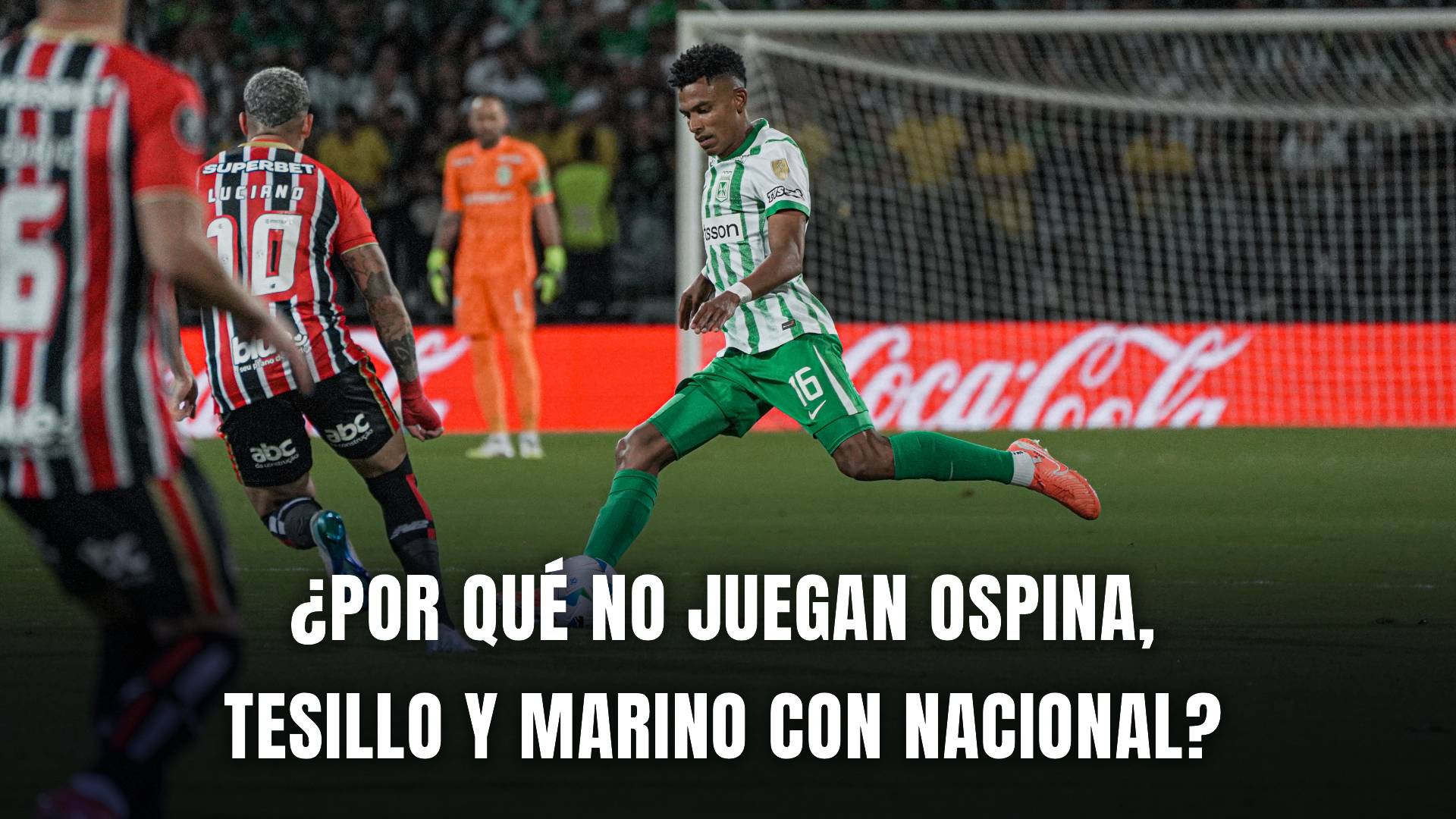 Atlético Nacional vs Quindío Copa BetPlay 2025 bajas