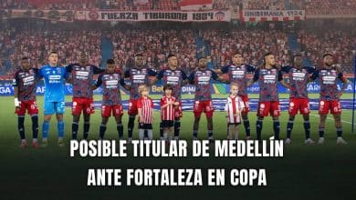 Fortaleza vs Medellín Copa BetPlay 2025 nómina