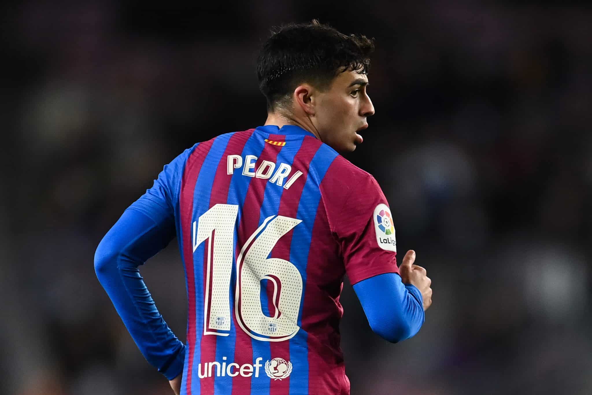 Pedri hoy: así fue su golazo vs Girona a pura gambeta. (Getty Images)