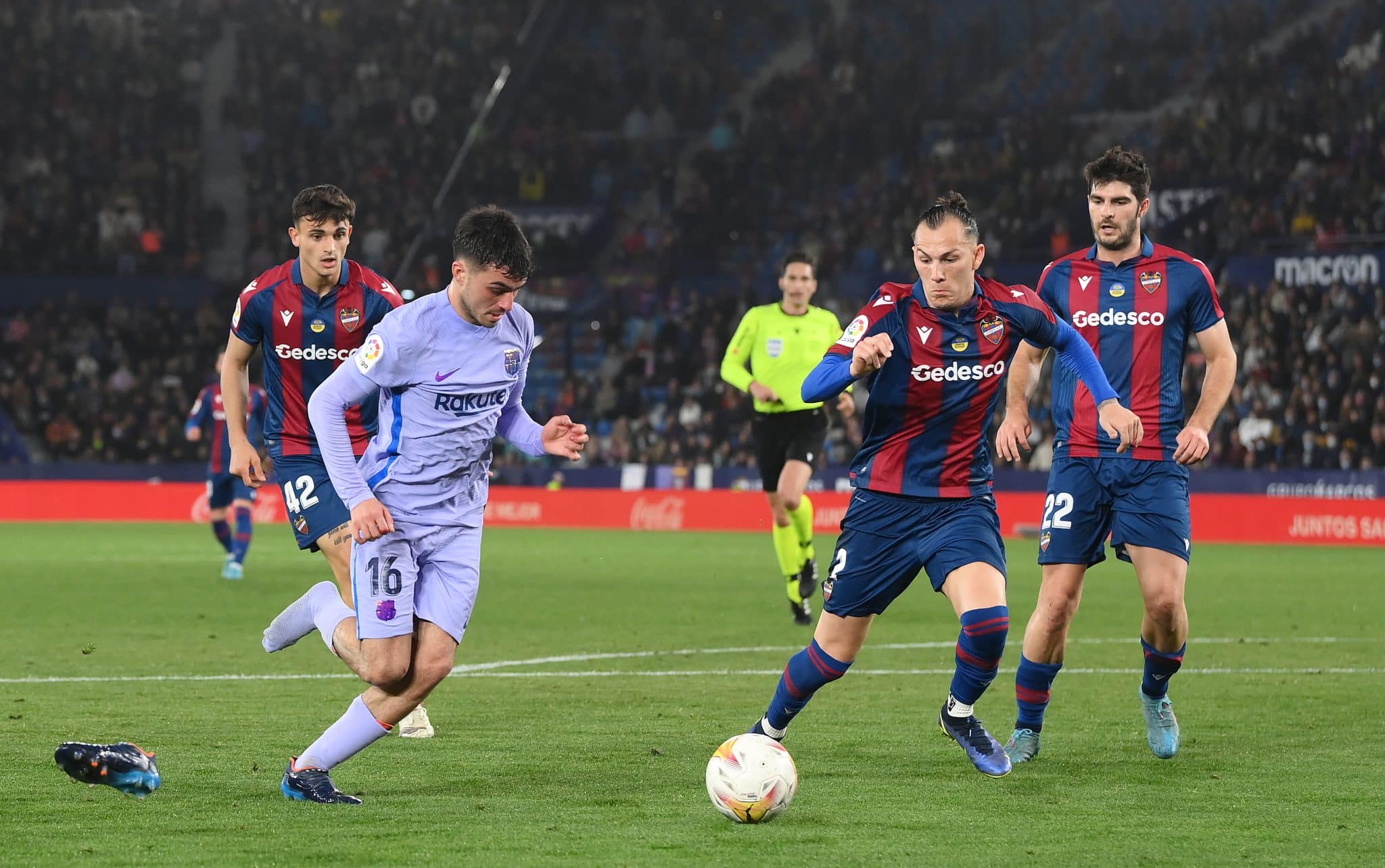La última vez que ganó Levante vs Barcelona, fue en 2018.