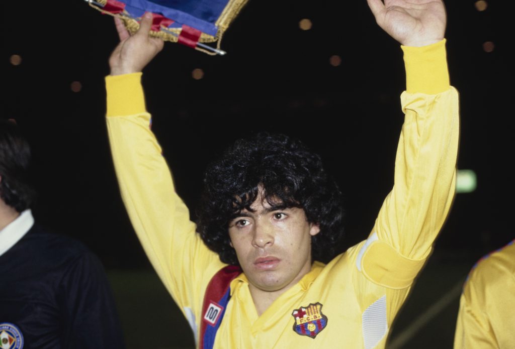 Maradona en el FC Barcelona