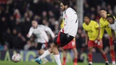 Raúl Jiménez, titular en el duelo entre Fulham vs Arsenal. (Getty Images)