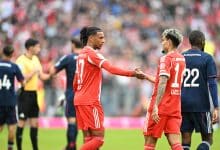 Quién reemplaza a Luis Díaz en el Bayern vs Sporting (Getty Images)