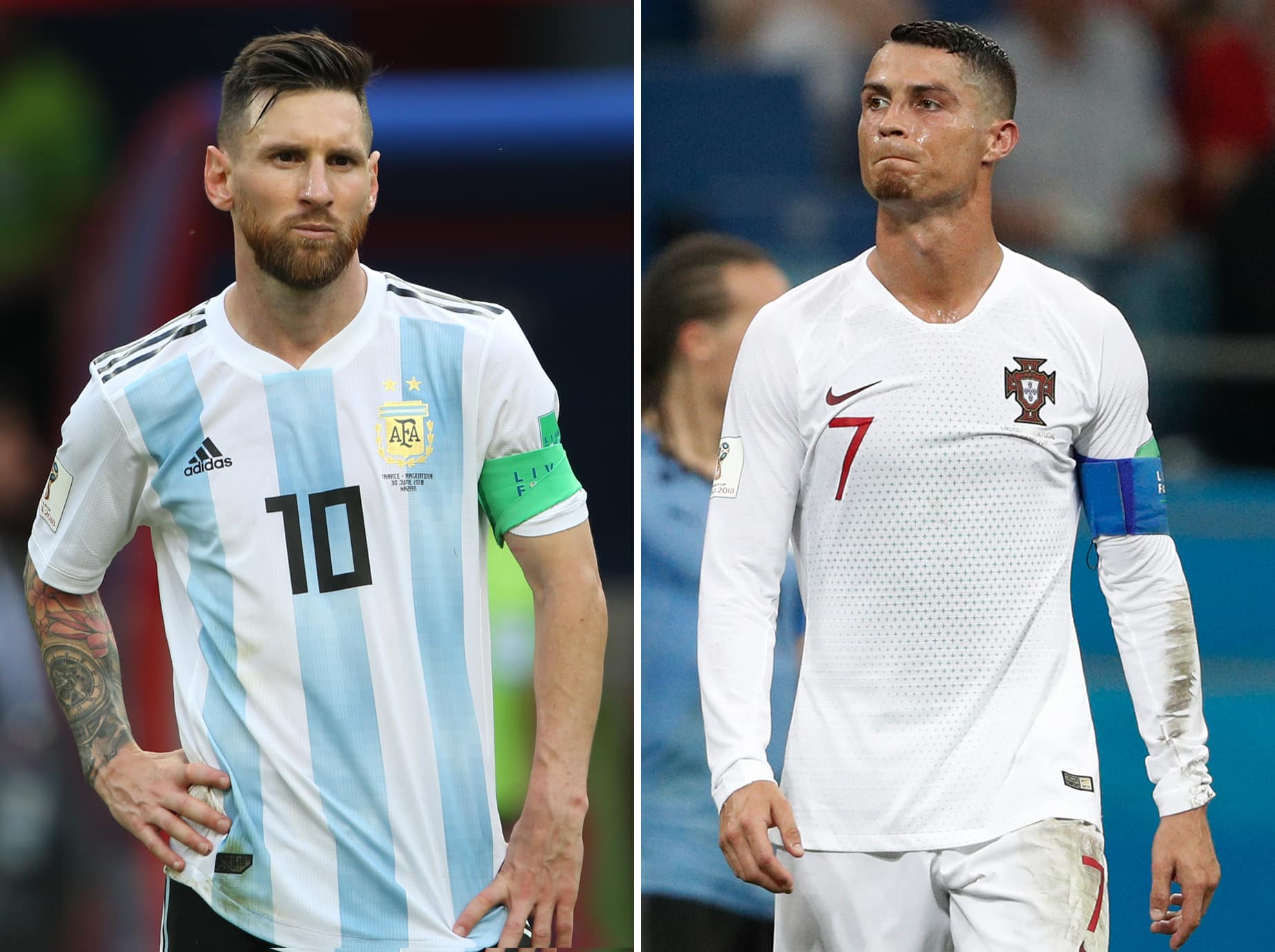 La lista de futbolistas que jugaron con Messi y Cristiano Ronaldo