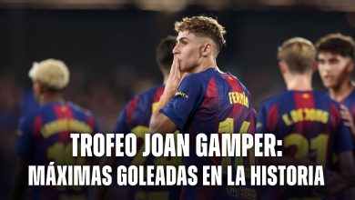 Goleadas Trofeo Joan Gamper