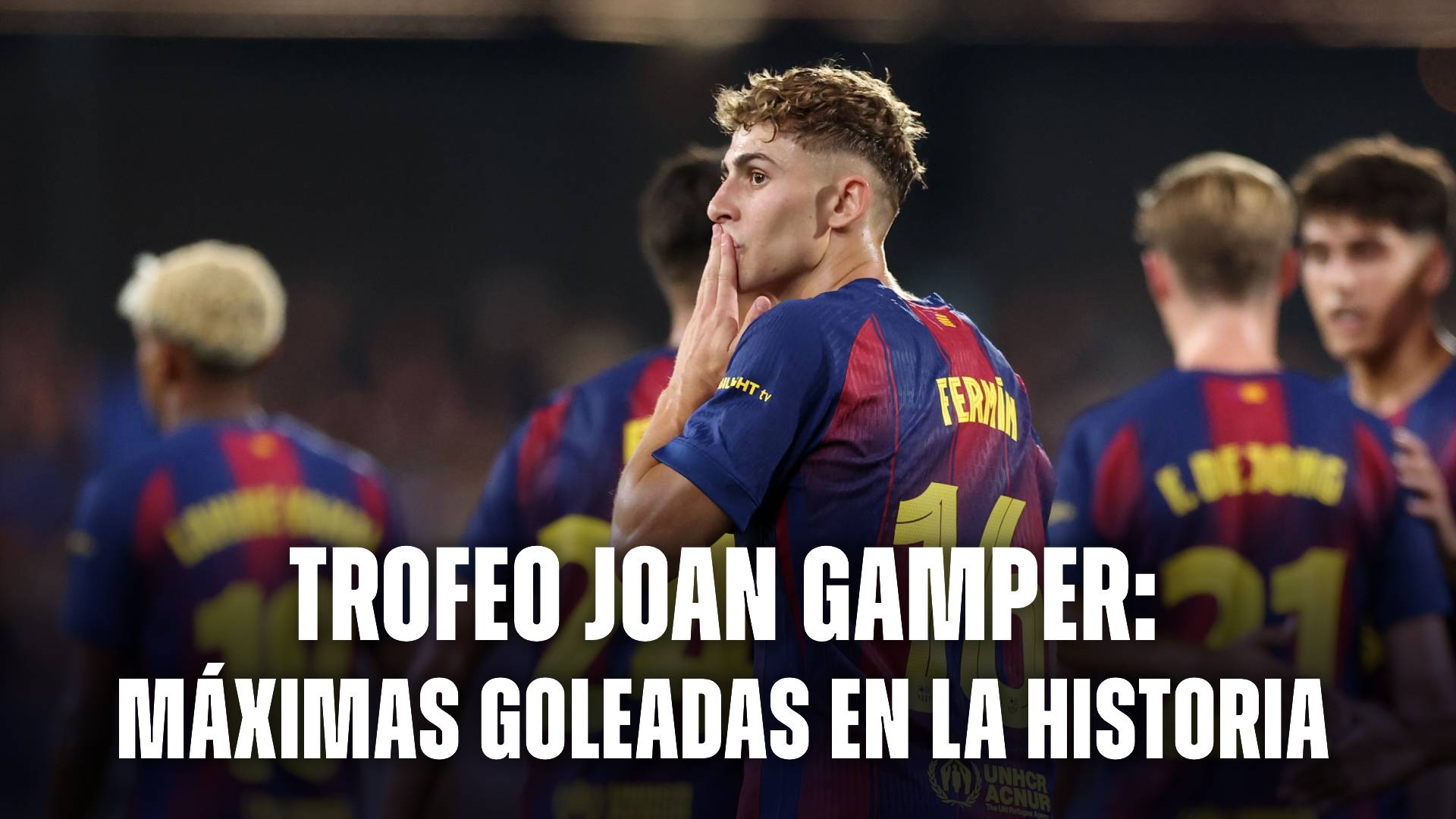 Goleadas Trofeo Joan Gamper