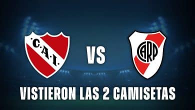 Independiente vs River: vistieron las dos camisetas