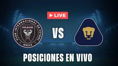 Inter Miami vs Pumas posiciones en vivo