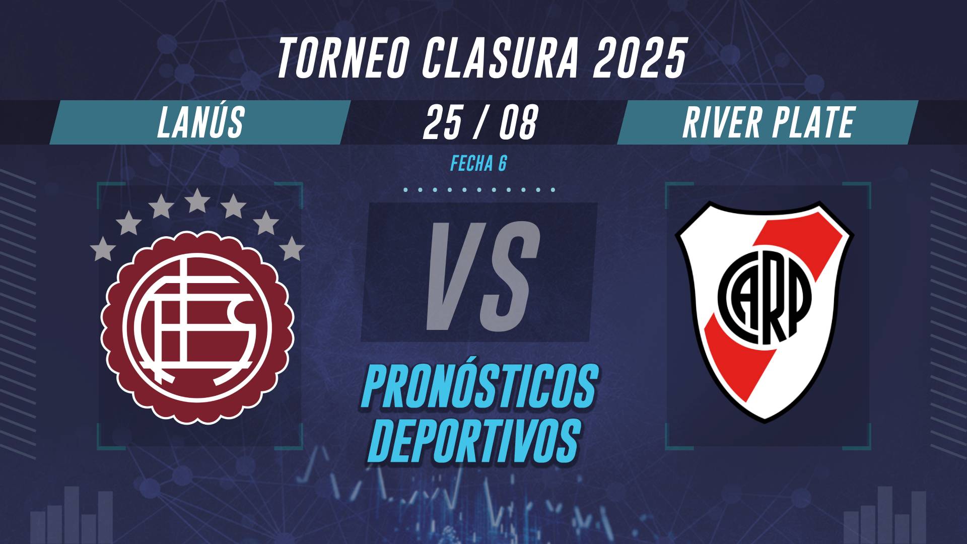 Lanús vs River pronósticos