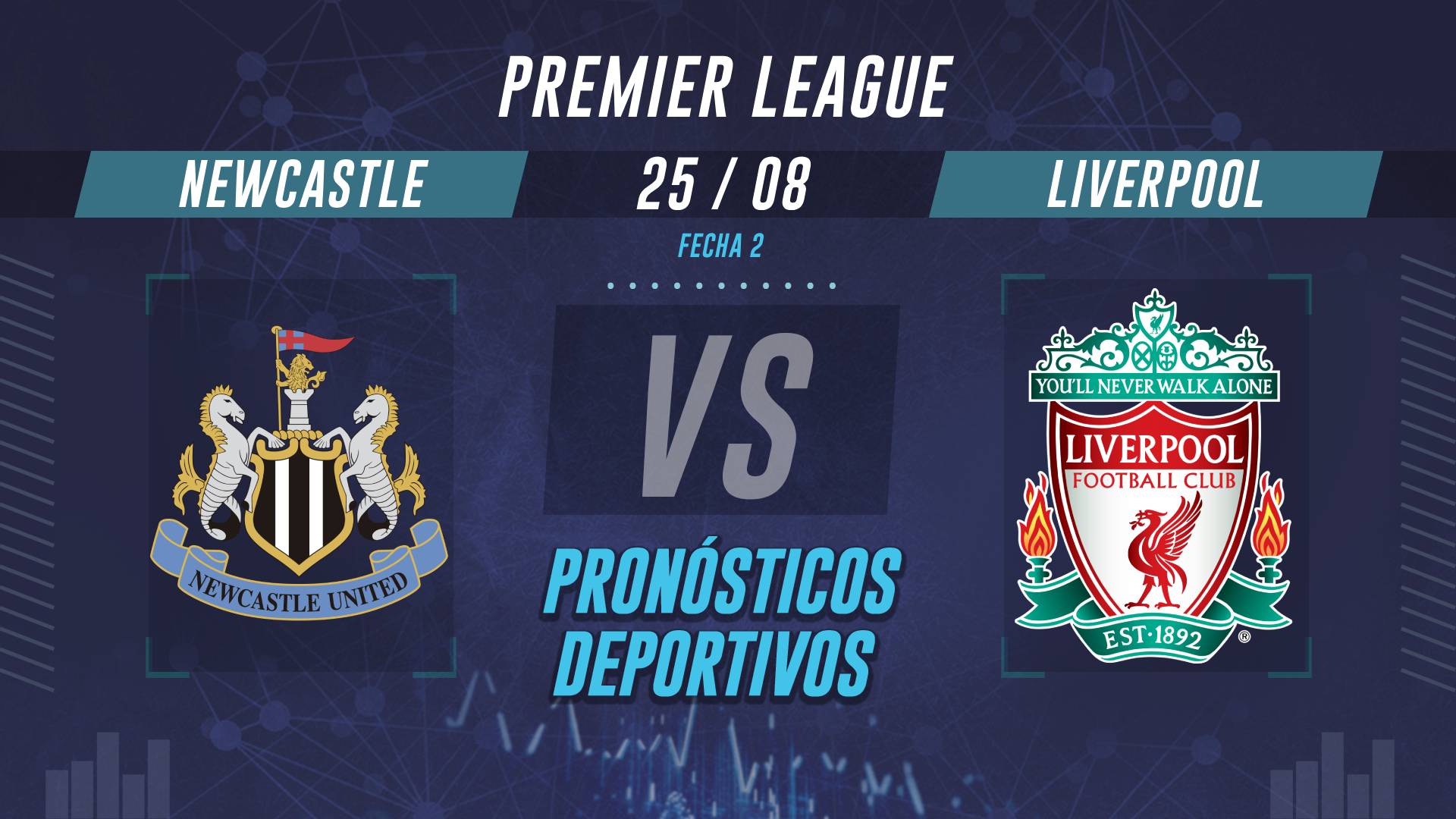 Newcastle vs Liverpool pronósticos