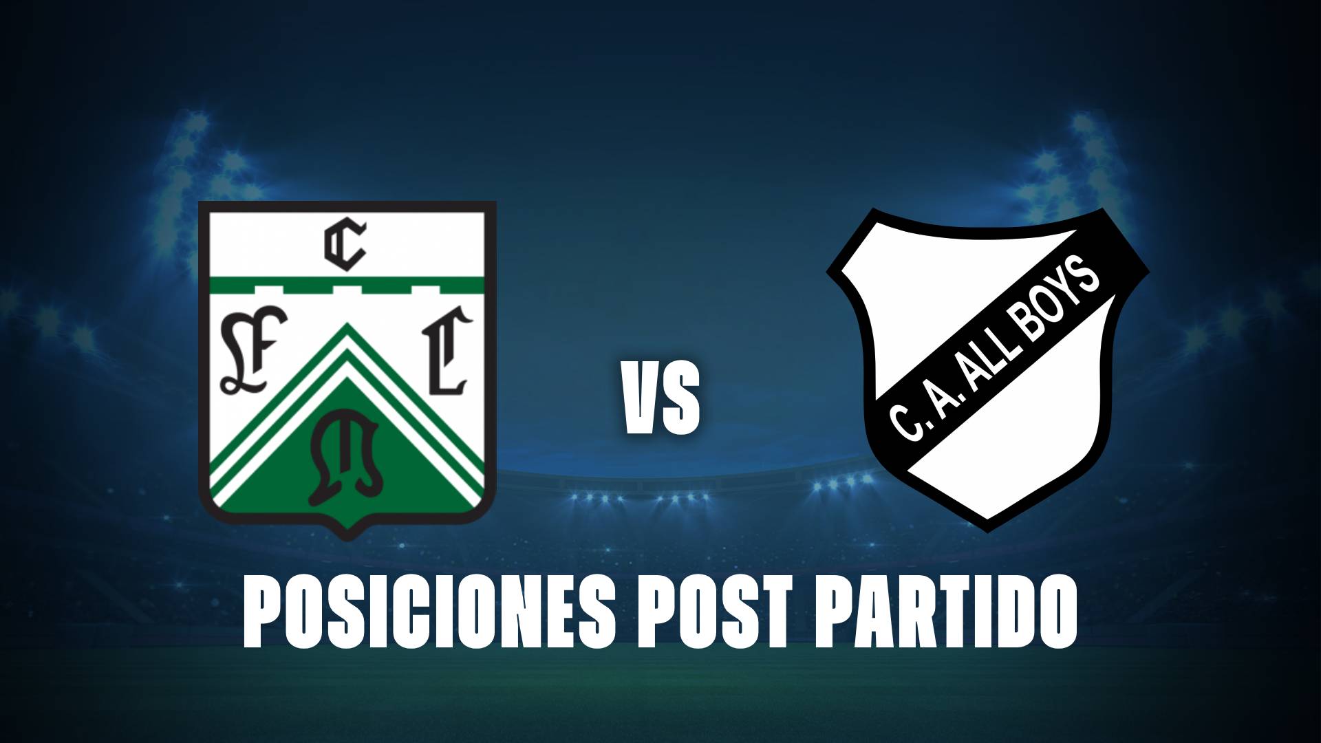 Ferro vs All Boys: posiciones y a cuanto quedaron del descenso de la Primera Nacional