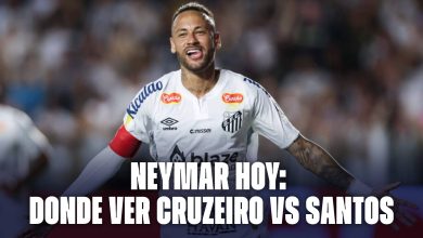 Neymar hoy: Donde ver Cruzeiro vs Santos en el Brasileirao