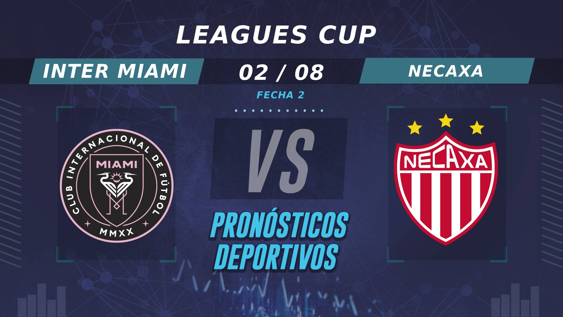 Pronósticos de Inter Miami vs Necaxa: ¿Quién es el favorito en la Fecha 2 de la Leagues Cup?